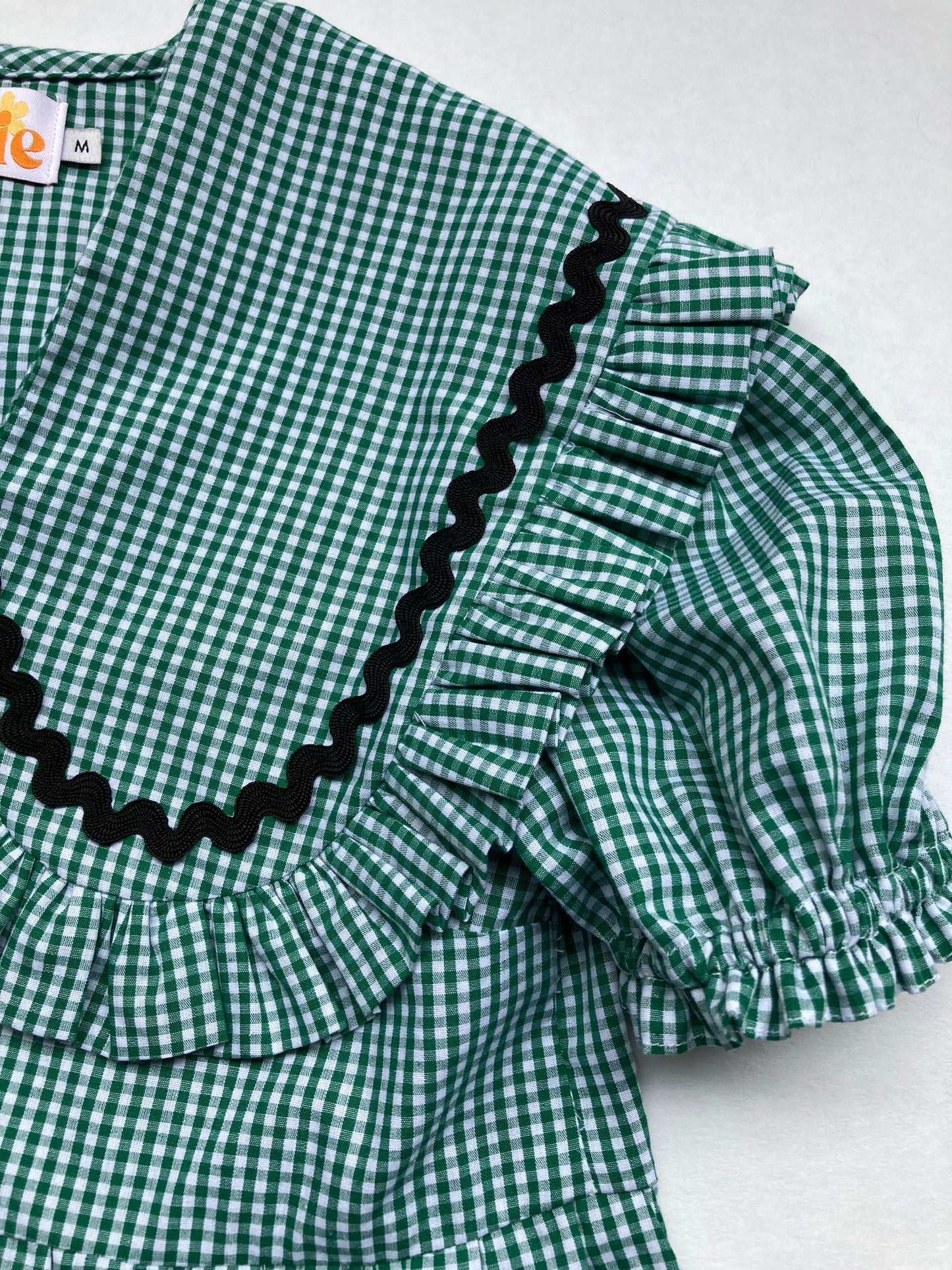 The Betsy Set in Green Gingham
