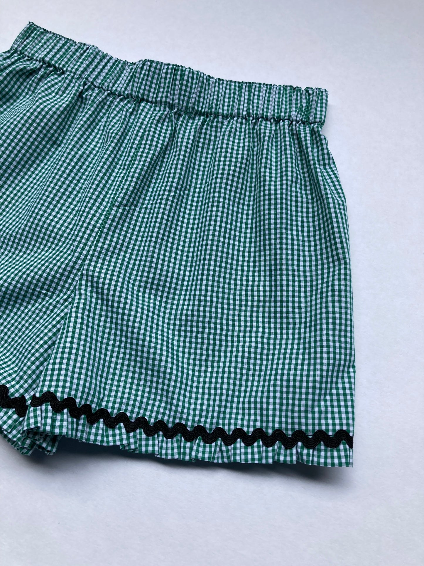 The Betsy Set in Green Gingham