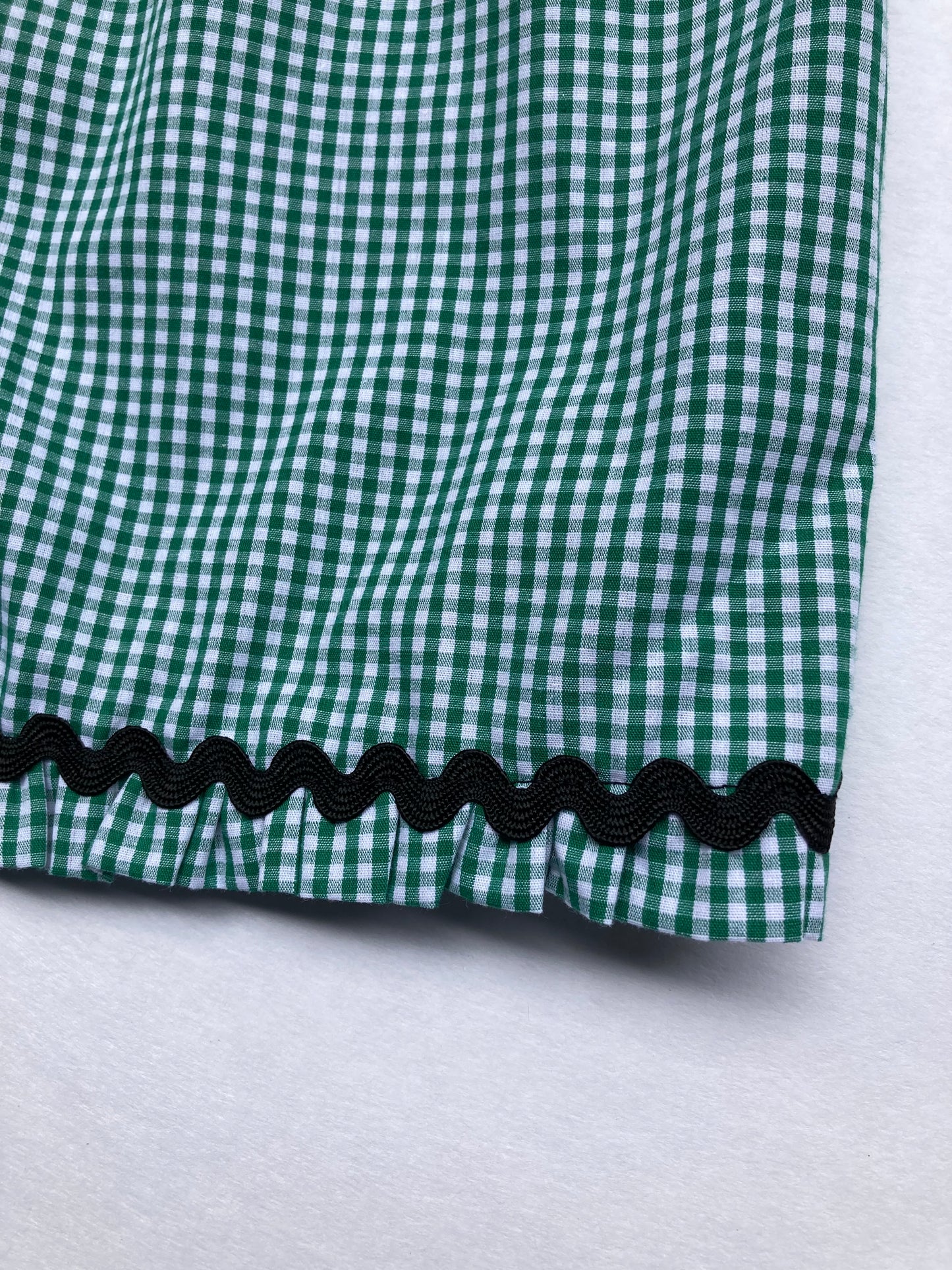 The Betsy Set in Green Gingham