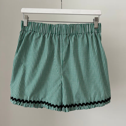 The Betsy Set in Green Gingham
