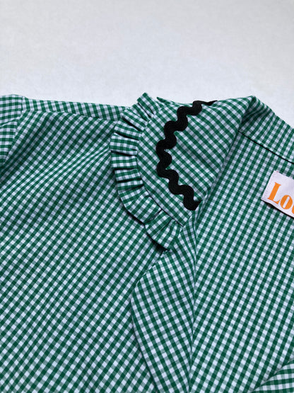 The Ellie Set in Green Gingham