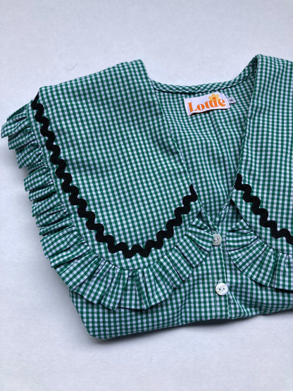 The Betsy Set in Green Gingham