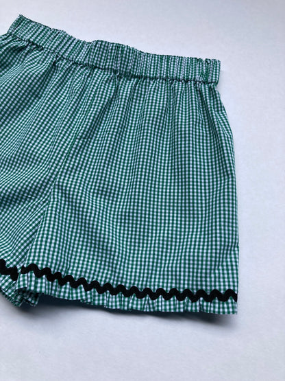The Betsy Set in Green Gingham