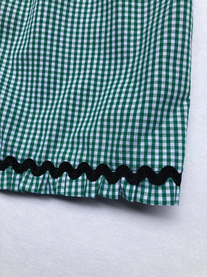 The Betsy Set in Green Gingham
