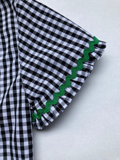 The Ellie Set in Black Gingham
