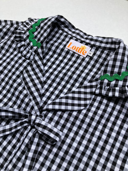 The Ellie Set in Black Gingham